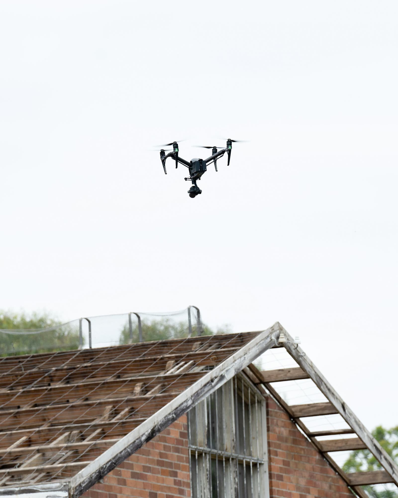 Inspección de cubierta desde dron